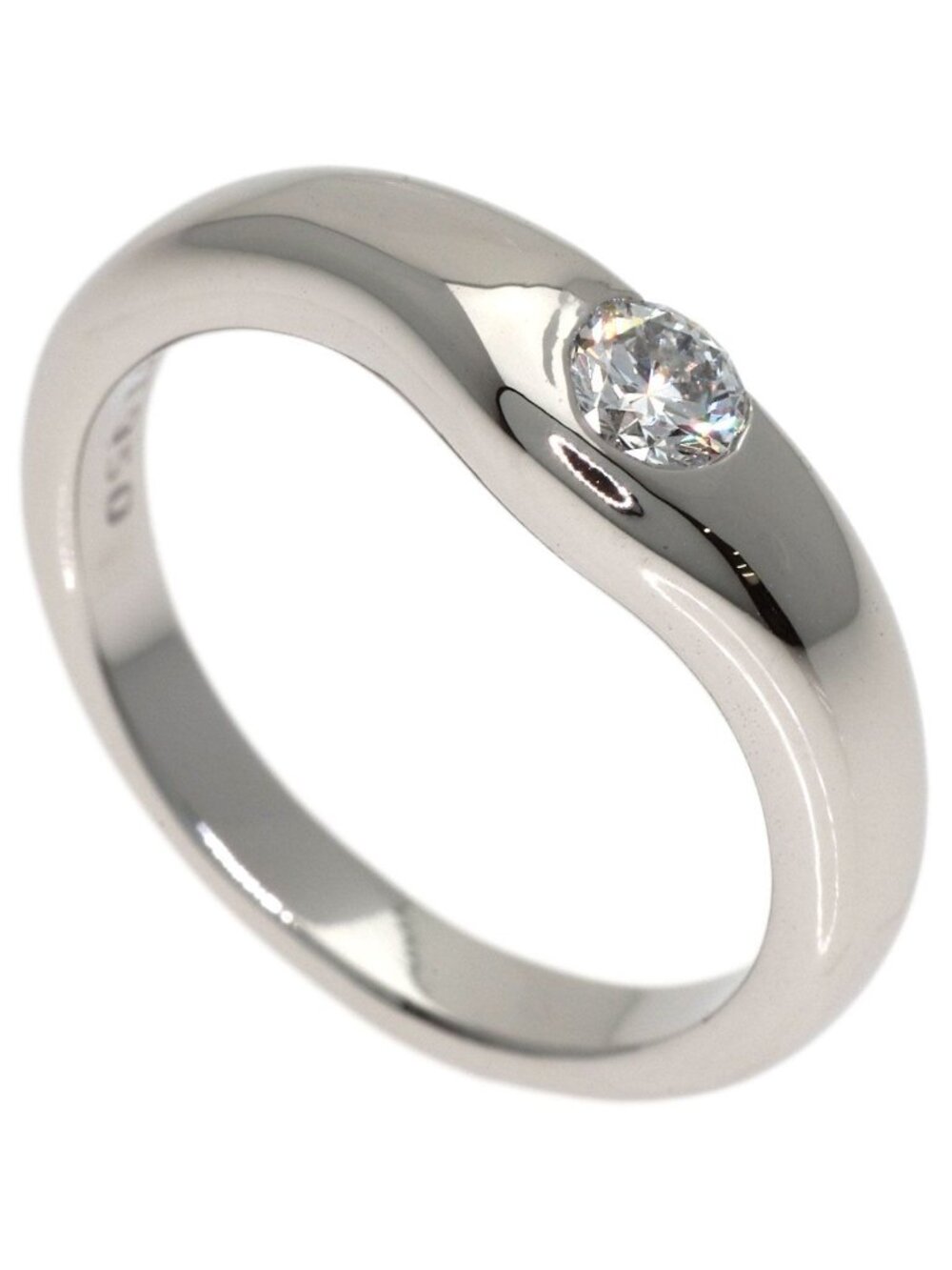Tiffany & Co Curved Band Diamond Ring